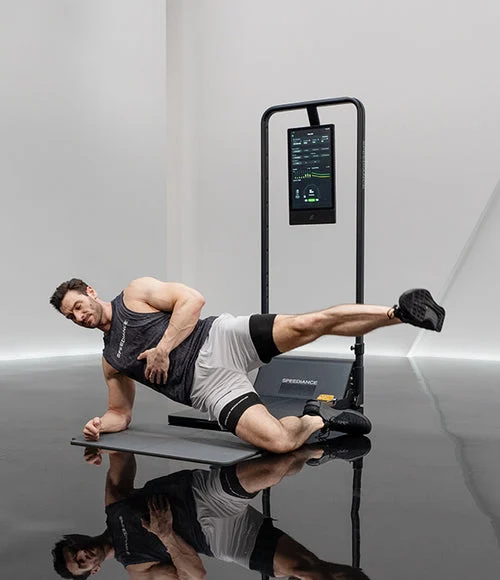 Side plank bent knee abduction