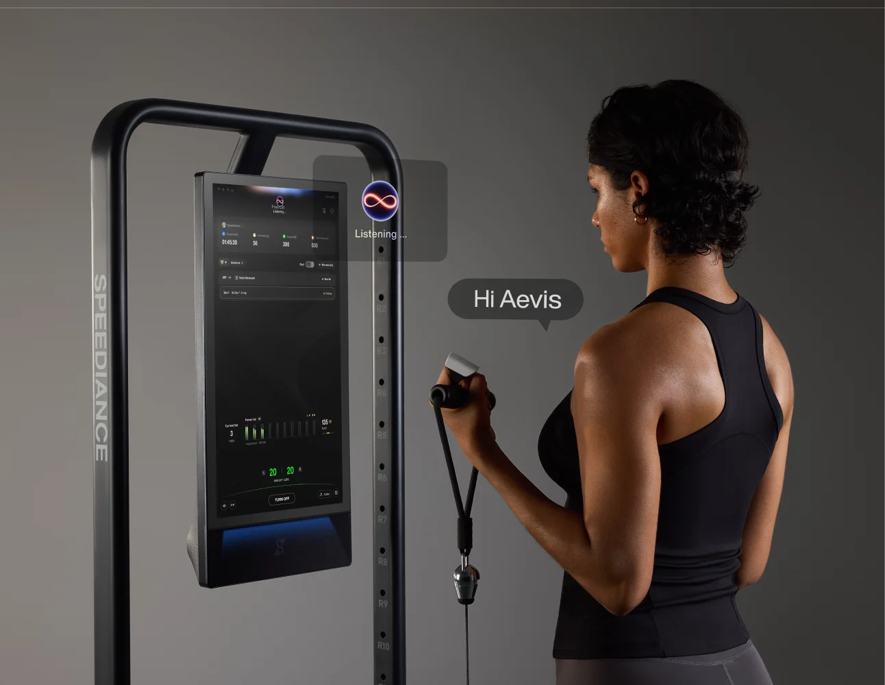 Voice control on Gym Monster 3