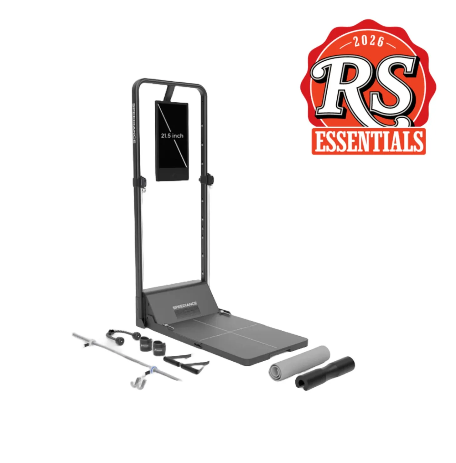 Speediance home gym with the Rolling Stone Essentials 2026 badge